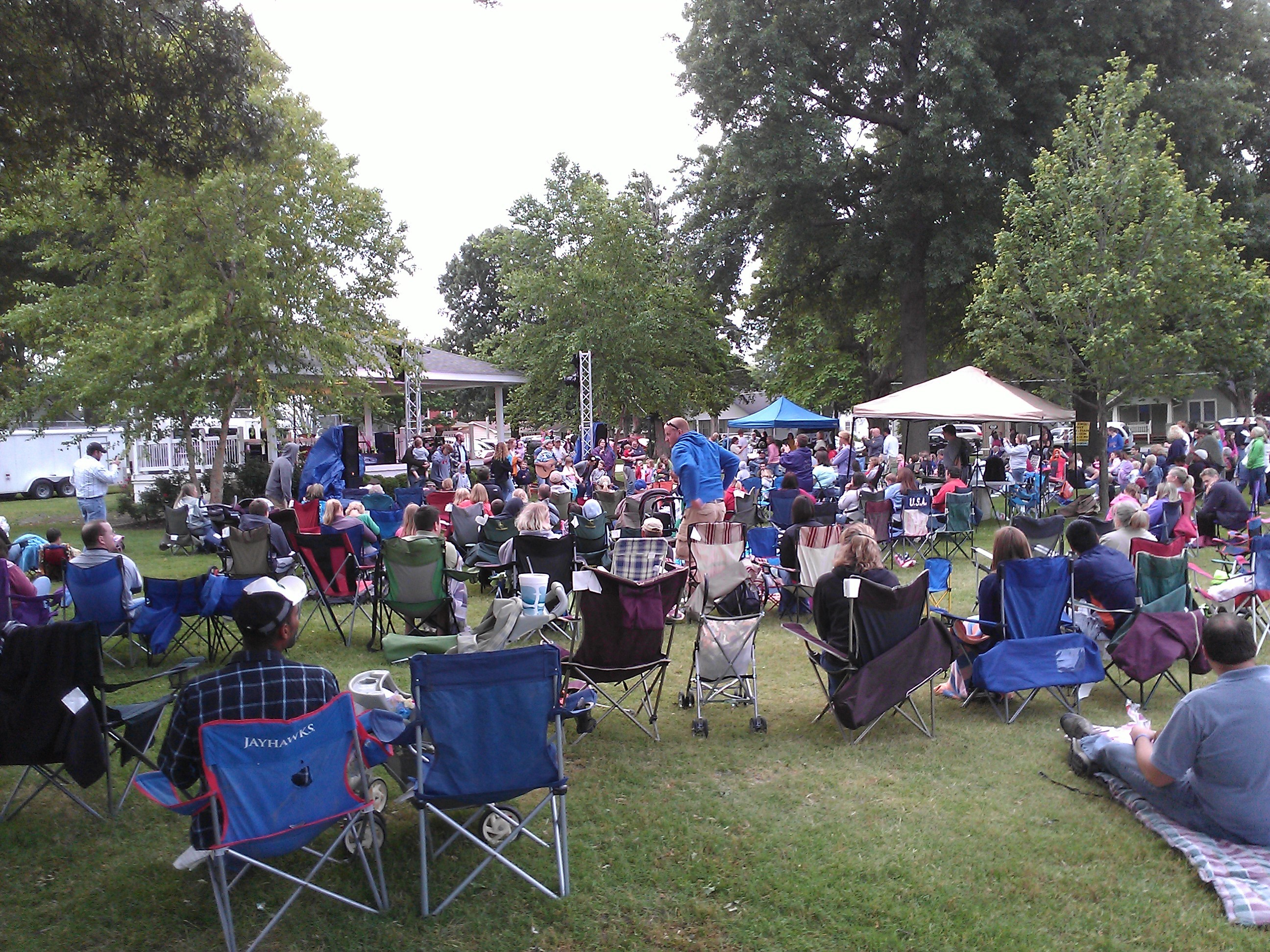 City Park Gazebo in Action